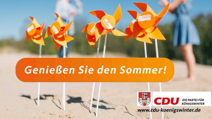 Einen Schönen Sommer wünscht die CDU Königswinter