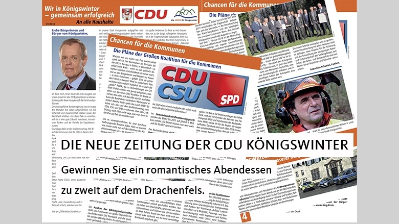 Die neue Zeitung der CDU Königswinter Die neue Zeitung der CDU Königswinter