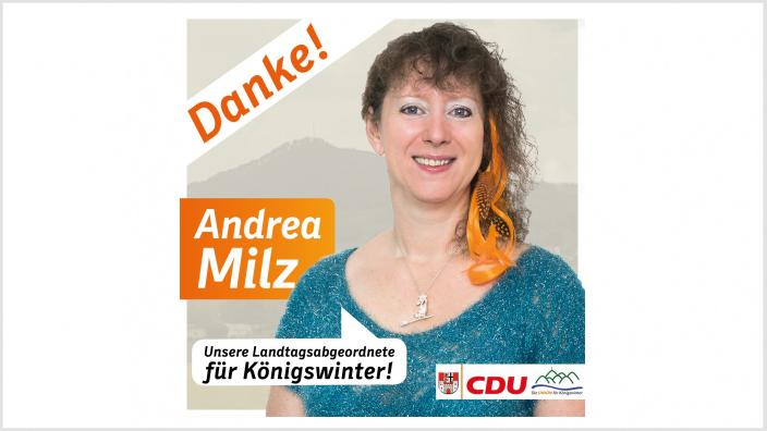 Andrea Milz, Danke
